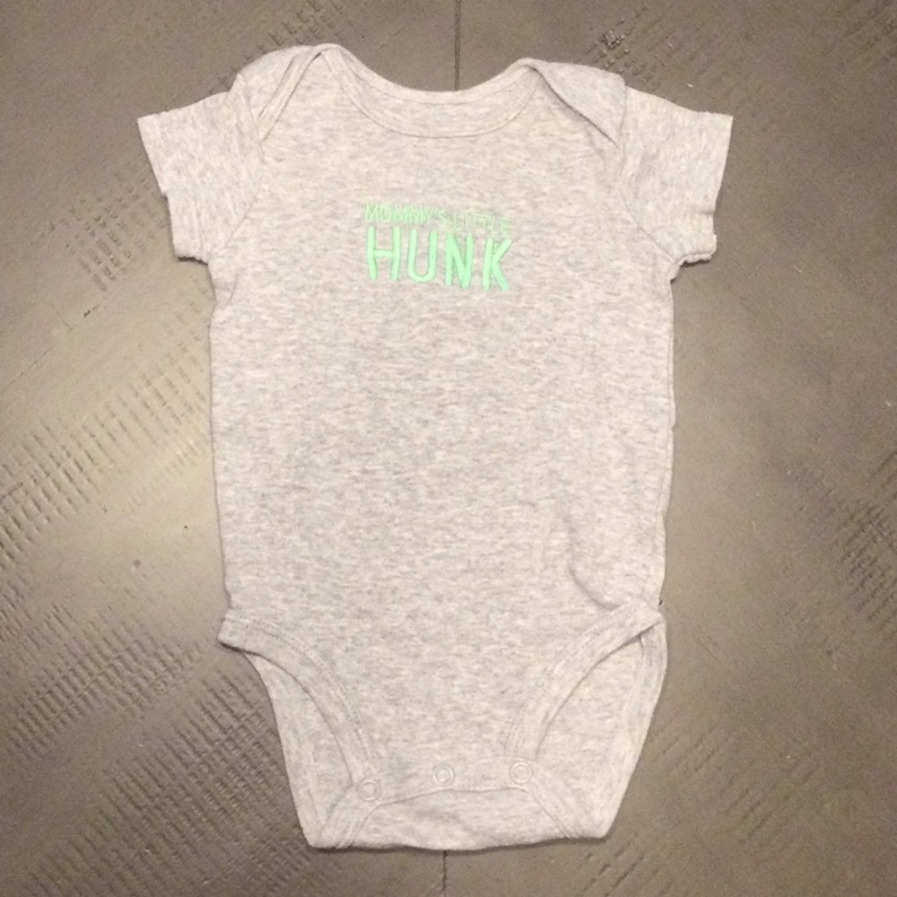Carter’s Short Sleeve Onesie w/ Overlap Shoulder